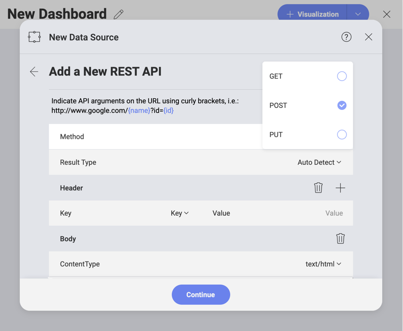 Methods for Rest API